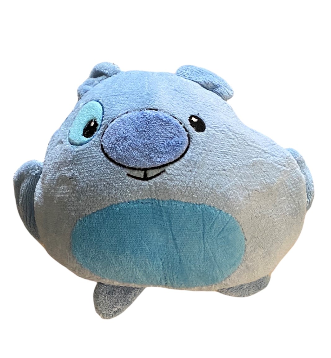 Warm Poncho in a Toy 4-6 Years - Blue